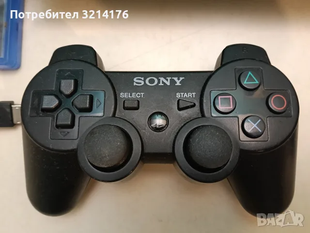 SONY Playstation PS3 Super Slim. 12GB; 2 оригинални джойстика + 5 диска с игри; LAN кабел, снимка 5 - PlayStation конзоли - 55429967