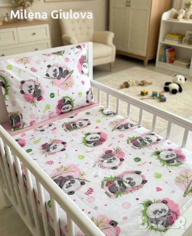 Детско спално бельо Ранфорс за кошара