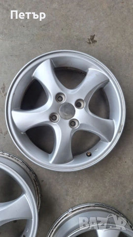 АЛУМИНИЕВИ ДЖАНТИ ЗА ХЮНДАЙ /ХОНДА МИЦУБИШИ МАЗДА ТОЙОТА/ 4Х100X54-15 цола, снимка 5 - Гуми и джанти - 53986107