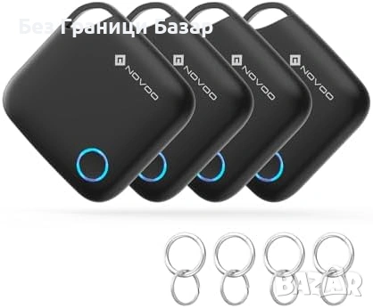 Нов Bluetooth тракер Apple Find My 4 броя за багаж ключове портфейл анти кражба проследяване