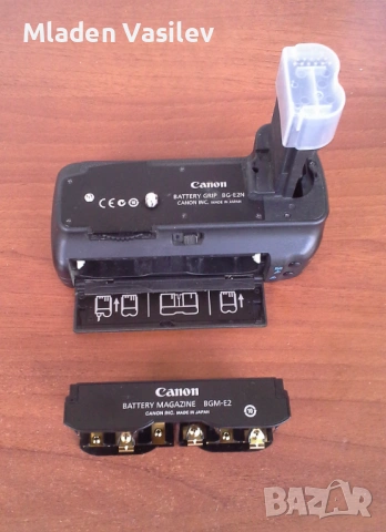 Батериен грип Canon BG-E2N за 20/30/40/50D, снимка 5 - Батерии, зарядни - 54138491