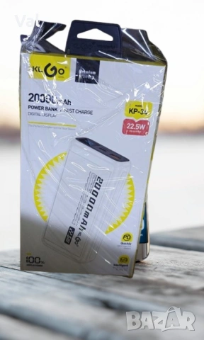Преносима батерия KLGO KP-34, 20000mAh, снимка 2 - Външни батерии - 54785762