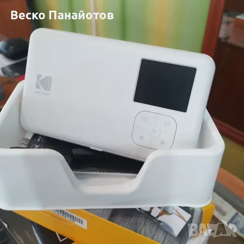 Безжичен цифров фотоапарат за моментално печатане и преносим фотопринтер Kodak Mini Shot, снимка 8 - Фотоапарати - 55433135