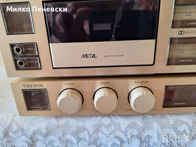 VISONIC 5003 STEREO AMPLIFIER.5002 STEREO TUNER.5004 STEREO CASSETTE DECK. , снимка 2 - Аудиосистеми - 55655228