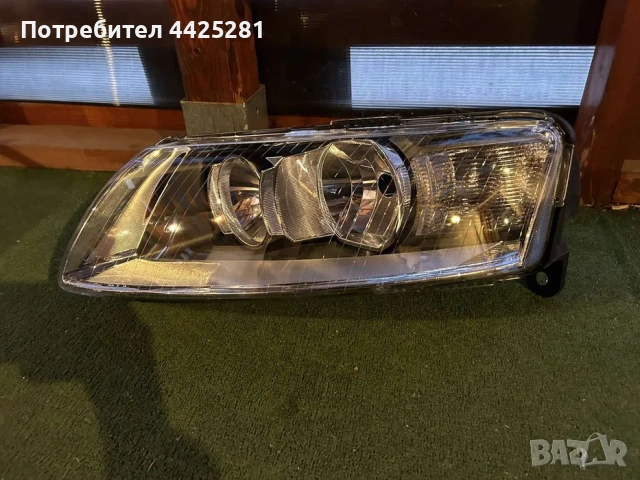 Фар ляв нов Audi A6 модел 2004-2008г. #532S ., снимка 3 - Части - 54651280