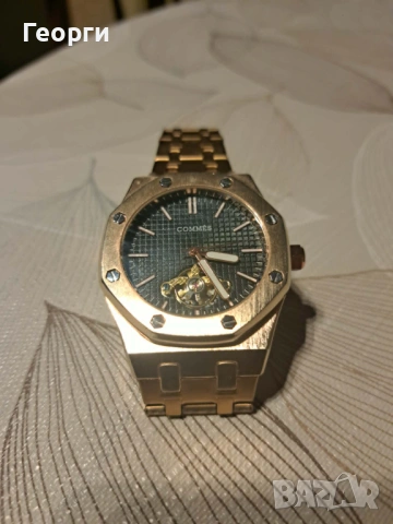 Реплика! Royal Oak на Audemars Piguet розово злато., снимка 3 - Мъжки - 54511759