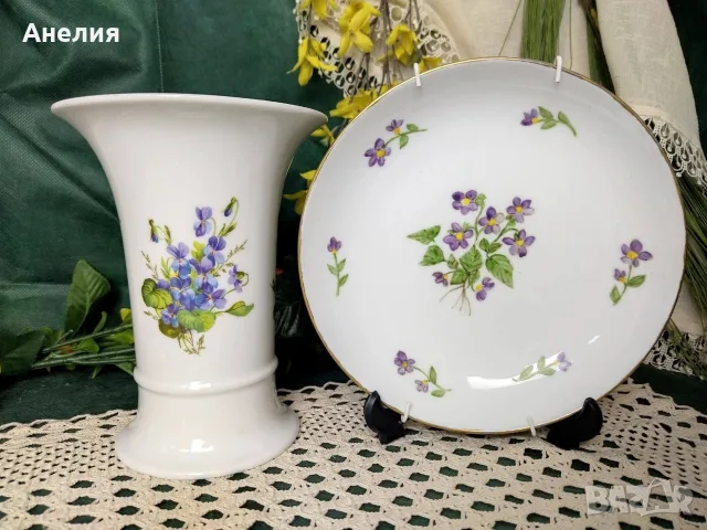 Ваза с виолетки , снимка 5 - Вази - 55366034