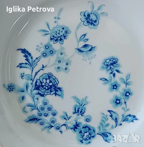 Ретро сервиз за десерт , снимка 3 - Антикварни и старинни предмети - 55247796