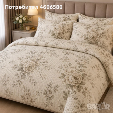 🩷 НОВИ ДЕСЕНИ НА КОМПЛЕКТИ ОТ КРЕПОН 🩷, снимка 10 - Спално бельо - 54530970