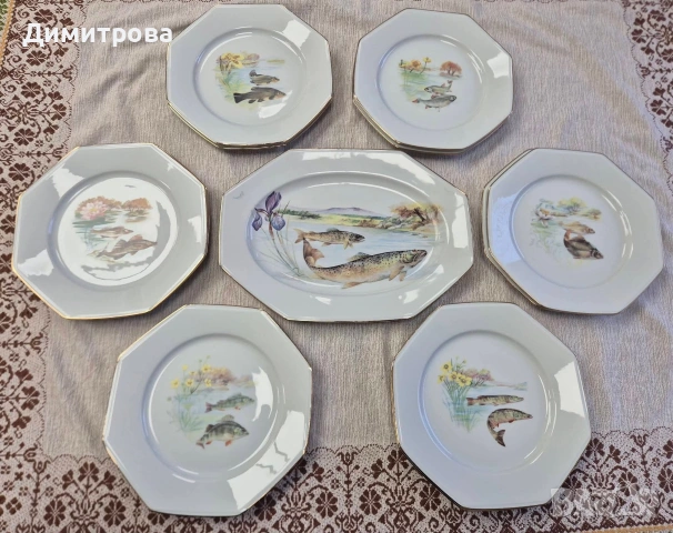 Рибен сервиз, Лимож