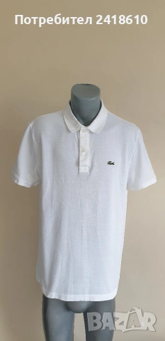 Lacoste Pique Cotton Slim Fit  Mens Size 6 - XL  НОВО! ОРИГИНАЛ! Мъжка Тениска!, снимка 3 - Тениски - 54356114