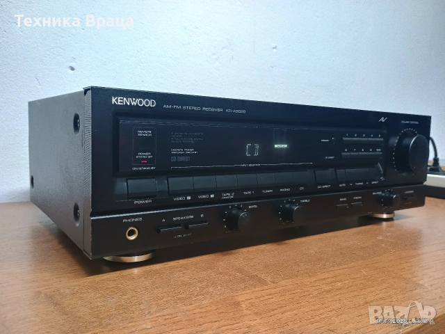Усилвател с вграден тунер KENWOOD KR-A5020. Перфектен! , снимка 2 - Ресийвъри, усилватели, смесителни пултове - 55234314