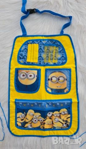 Органайзер и протектор за седалка на автомобил Миньони