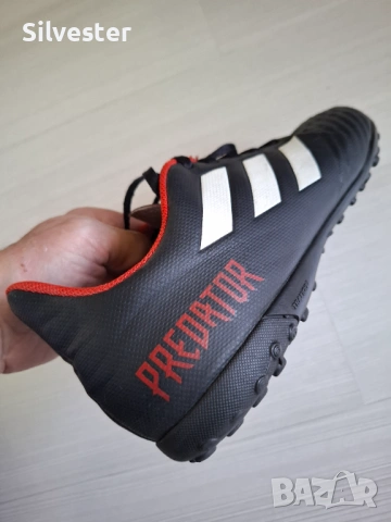 Черни футболни обувки / стоножки Адидас/ Adidas PREDATOR Traxion, номер 45.5, снимка 6 - Футбол - 54568512