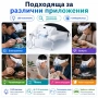 Увеличителна часовникарска лупа за глава око очила с LED осветление светлина лампа бижутери мощна, снимка 3
