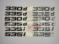 Емблема за багажник Bmw Бмв f10 f30 e39 e60 e90 e92 g20 g30, снимка 1
