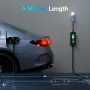 Тип 2 7.2kW [5M Еднофазен 6A-32A Кабел за зареждане на електрически автомобил 7KW , снимка 4