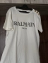 бяла тениска Balmain Paris, снимка 1