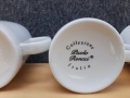 Чаши за чай кафе стъклени, керамични – бели 6бр., снимка 4