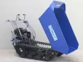 Верижна моторна количка (дъмпер) BullMach – 500 кг с хидравлично разтоварване, снимка 3