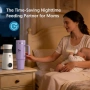 Преносим охладител за кърма Bellababy, 24H+ 360° охлаждане (лилав, голям), снимка 5