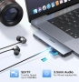 USB C Адаптер Хъб 8 в 1 HDMI 4K SD/ TF Карта MacBook  , снимка 7