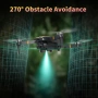 TTROARDS TT19 Сгъваем 1080P дрон с камера за възрастни, 270° избягване на препятствия, снимка 3