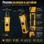 Мощен LED ръчен акумулаторен фенер и къмпинг лампа осветление за къмпинг риболов палатка туризъм, снимка 6