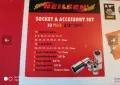 NEILSEN TOOLS гедоре /гидория 3/8",  33 части качествени вложки камъни комплект, снимка 4