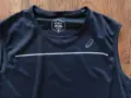 ASICS Men Black Solid LITE-SHOW SLEEVELESS Round Neck Running t-shirt - мъжки потник р-р XL, снимка 5