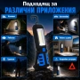 Работна къмпинг преносима лампа LED фенер с кука магнит осветление за риболов туризъм аварии палатка, снимка 3