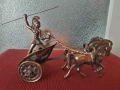 римска колесница от бронз, снимка 3