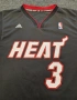 Маями Хийт / Miami Heat NBA Dwyane Wade #3 adidas away Jersey - Размер М, снимка 3