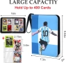 Папка за футболни картички с 400 джоба за 2025 2026, снимка 3