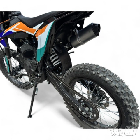 Бензинов Офроуд Кросов Мотор DIRT BIKE 125сс, Джъмбо Гуми, 85км/ч, 7KW, снимка 7 - Мотоциклети и мототехника - 54989320