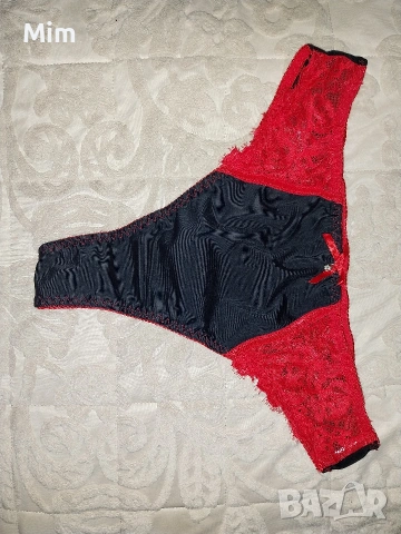  Резервирани 2XL Еластична полупрашка в черно и червено , снимка 4 - Бельо - 55019302