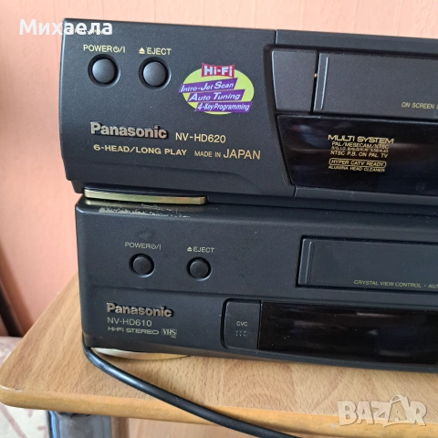 Видеокасетофон Panasonic , снимка 2 - Плейъри, домашно кино, прожектори - 55068367