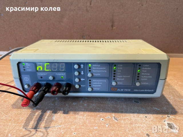 професионален акумулаторен зарядно-измервателен уред "ELV ALM 7010", снимка 2 - Друга електроника - 54321267