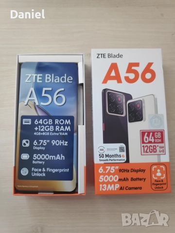 НОВ ZTE BLADE А56, снимка 2 - ZTE - 55433973