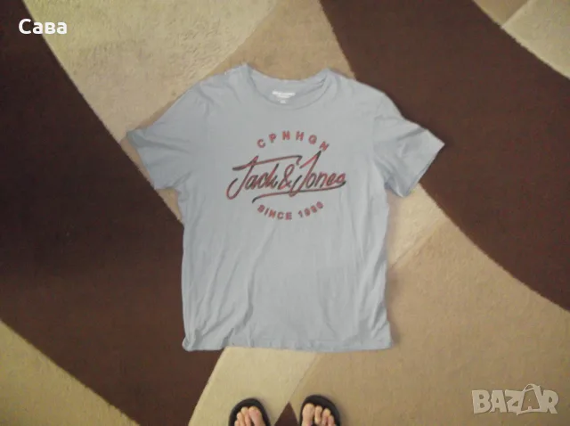 Тениски JACK&JONES    мъжки,Л-ХЛ  /тъмносиня,черна,сива/, снимка 7 - Тениски - 29292402