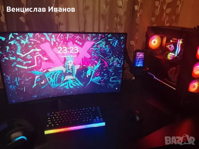 Геймърски компютър Ryzen 7 5700X + RX 9060 XT 16GB в Гаранция