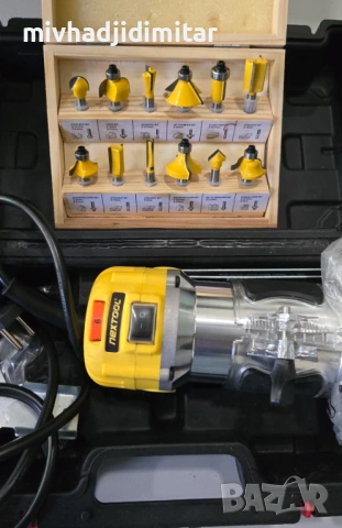 ***ЧИСТО НОВА***Обер фреза Nextool JL 3709 , снимка 2 - Други инструменти - 54786854