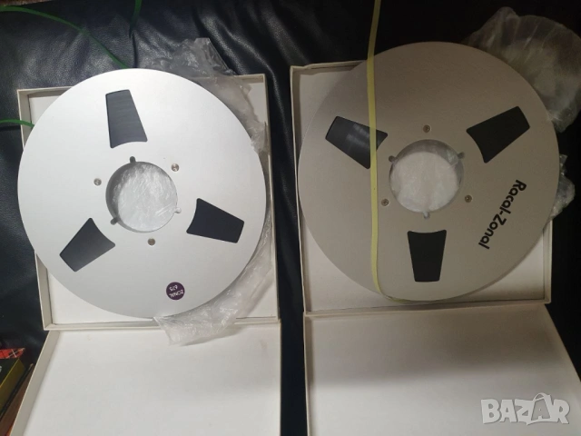 Лот от две магнетофонни ролки Zonal 26,5см, 10,5" В идеално състояние. Двете 100€/бр.