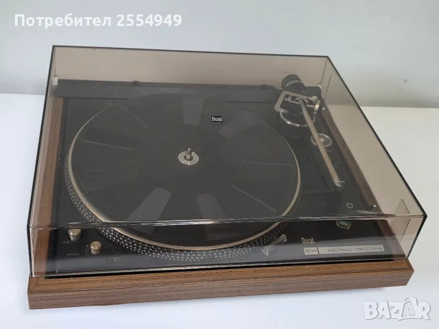 Легендарен грамофон Dual CS 604 – Direct Drive с доза DMS 240 E / Произведен в Германия, снимка 8 - Грамофони - 55350642