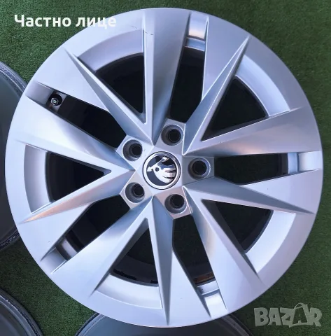 Продавам 4бр оригинални 17-ки джанти за Шкода Октавия, Йети, Карок , снимка 3 - Гуми и джанти - 55619273