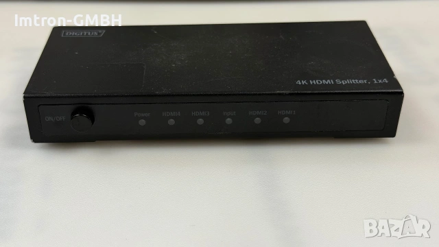 DIGITUS DS-47304 / Видео/аудио сплитер / 4 x HDMI / настолен | DS-47304