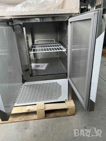 Хладилна пица маса с гранитен плот/Немска/Нова, снимка 6 - Обзавеждане на кухня - 54363004