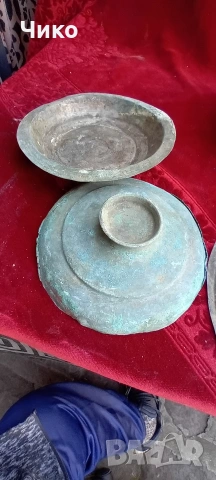 2бр медни съдове със захлупци, снимка 9 - Антикварни и старинни предмети - 54600541