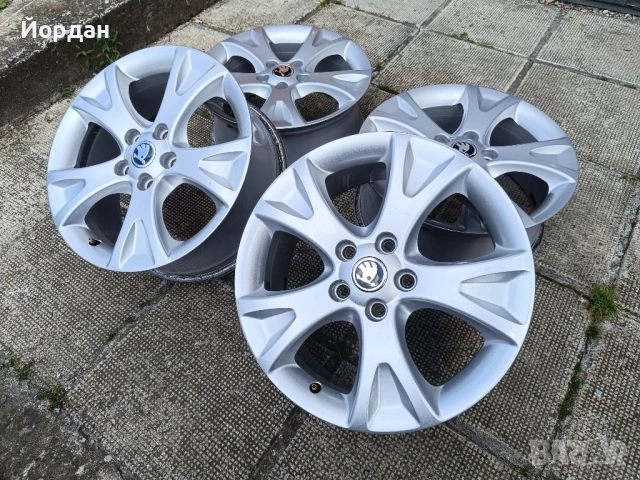 ОРИГИНАЛНИ джанти 17 ' цола 5x112 57,1 SKODA OCTAVIA / ШКОДА Октавия, снимка 5 - Гуми и джанти - 54846441