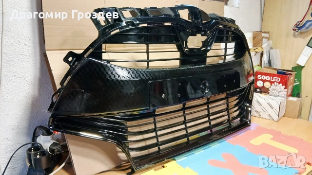 Горна и долна радиаторни решетки за Toyota Yaris IV / Тойота Ярис 4 (след 2019 г.), снимка 4 - Части - 54709695